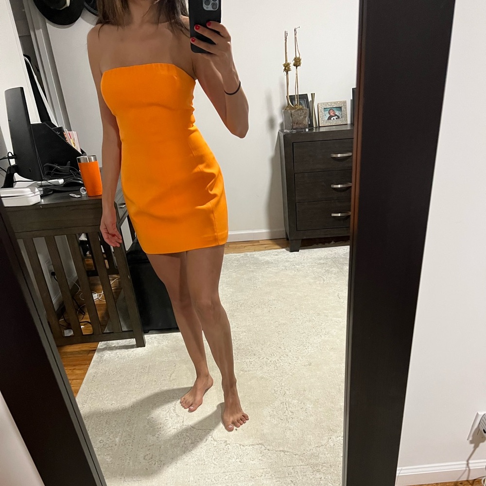 COPY - Beautiful sexy orange dress from Meshki